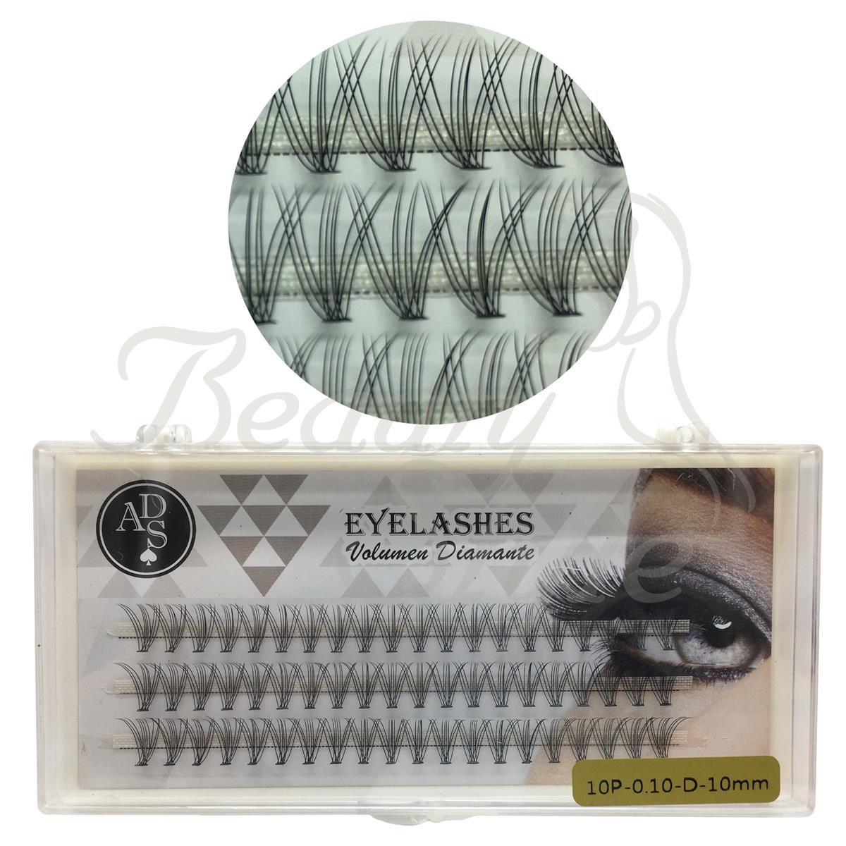 Beauty Style Pestañas Mega Volumen 10P-010-DMM 1885892