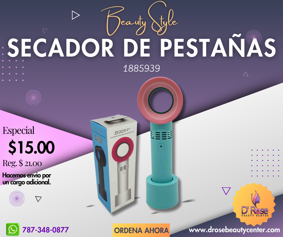 Beauty Style Ventilador o Secador de Pestañas Inalámbrico Para Pestañas o Para secar las Uñas 1885939