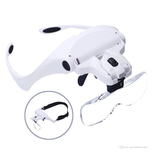 🔍✨ Lentes LED de Aumento Profesionales Beauty Style Blancos – Precisión Total para Trabajos de Detalle (Modelo 1885942) ✨🔍