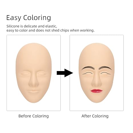 Beauty Style Almohadilla o Cara de Practica para Micropigmentación 1885943