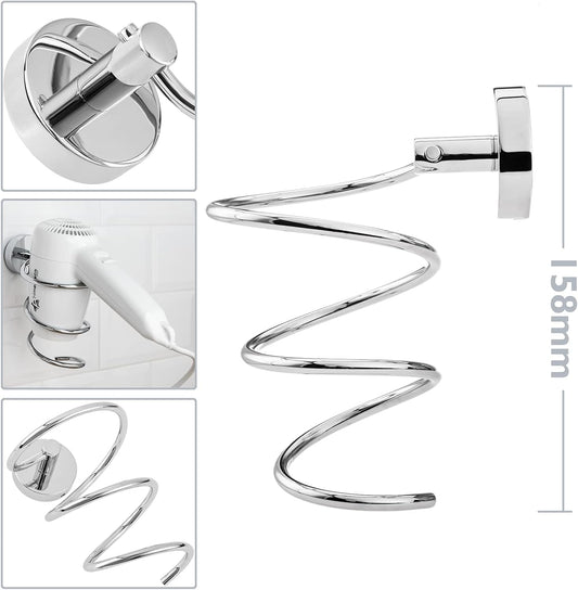 💨 Holder de Blower en Espiral de Pared Beauty Style 19941L – Organización Profesional con Estilo Moderno