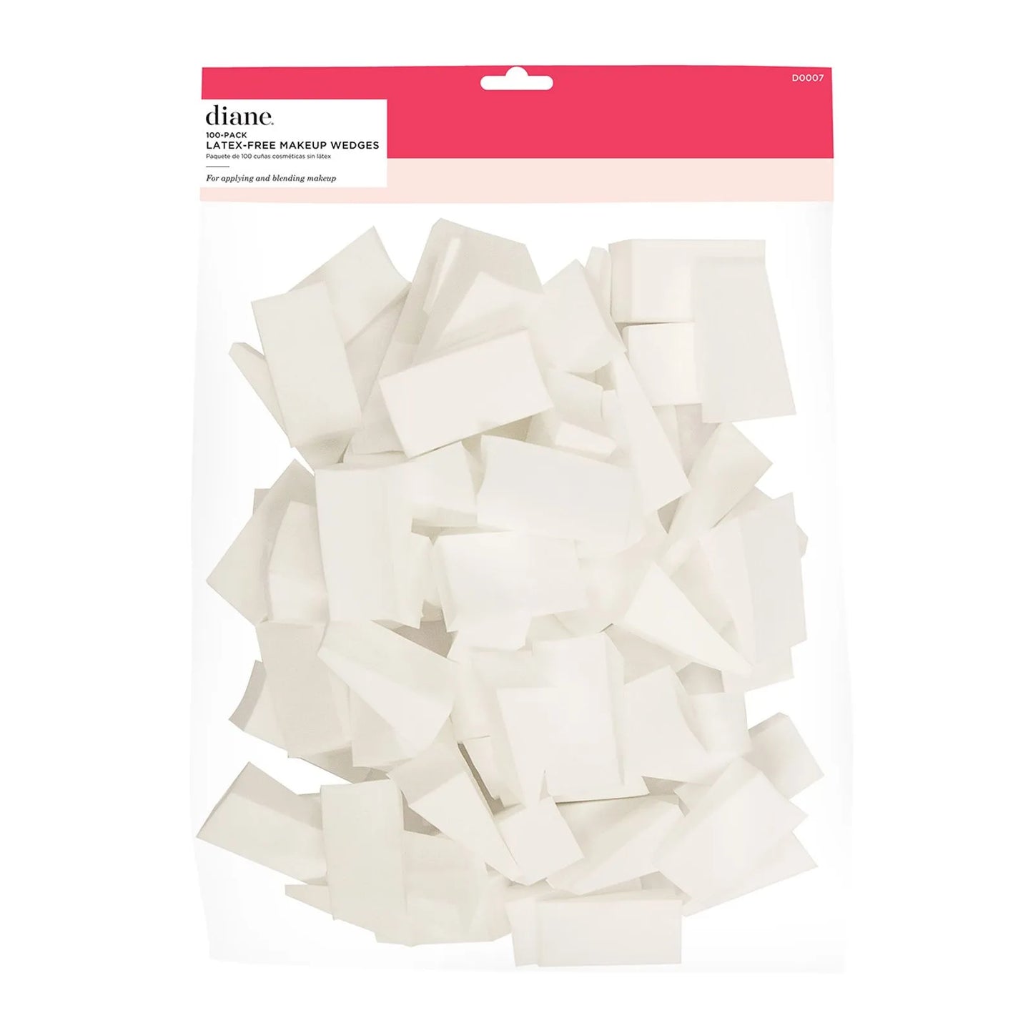 Diane Makeup Wedges 100-Pack D0007 – Esponjas Triangulares de Maquillaje Non Latex