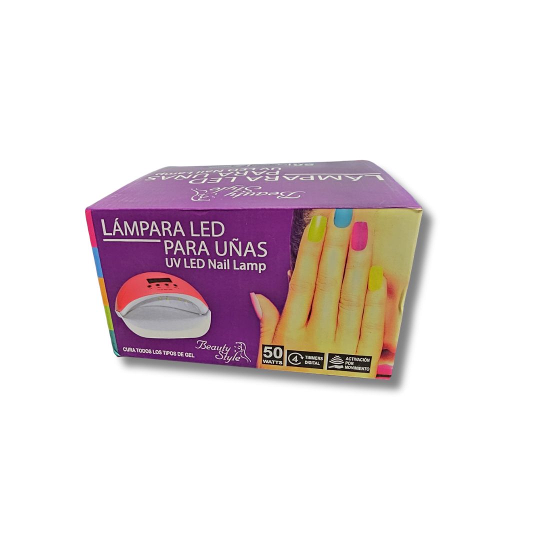 Lámpara LED UV para Uñas 50W – Beauty Style (2265550)