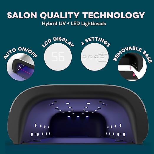 Beauty Style Lámpara UV LED 2 en 1 para Uñas – 48W – 2265558