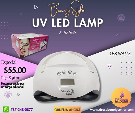 Beauty Style Lampara UV Led Para Uñas 168 watts 2265565