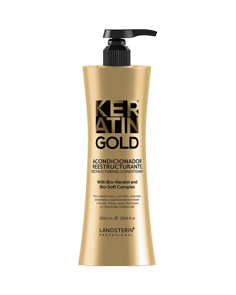 LANOSTERIN PROFESIONAL KERATIN GOLD ACONDICIONADOR 33.8OZ 23021000
