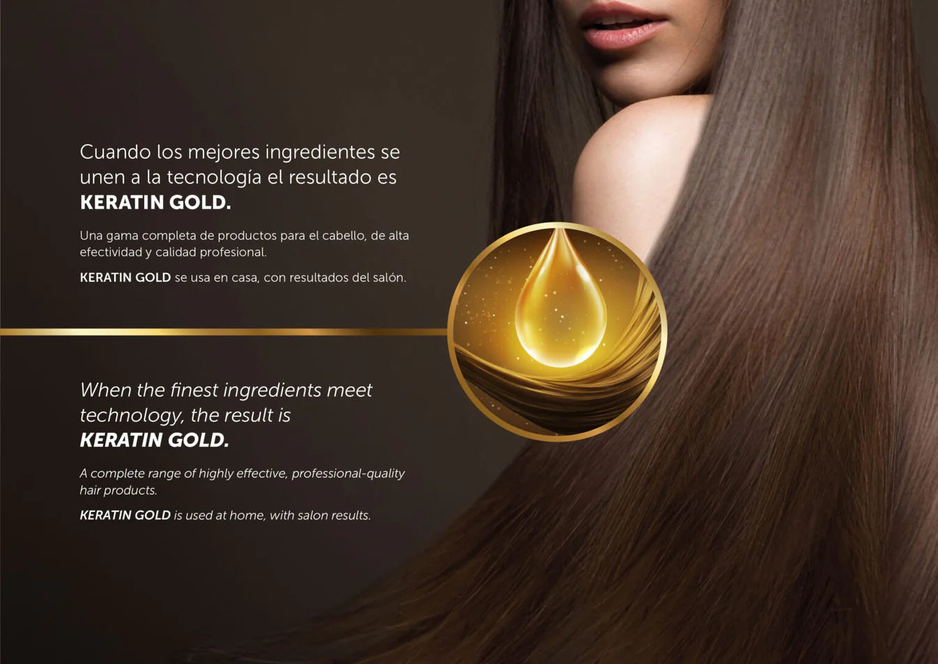 LANOSTERÍN Professional Keratin Gold Termoprotector en Espuma 6 oz
