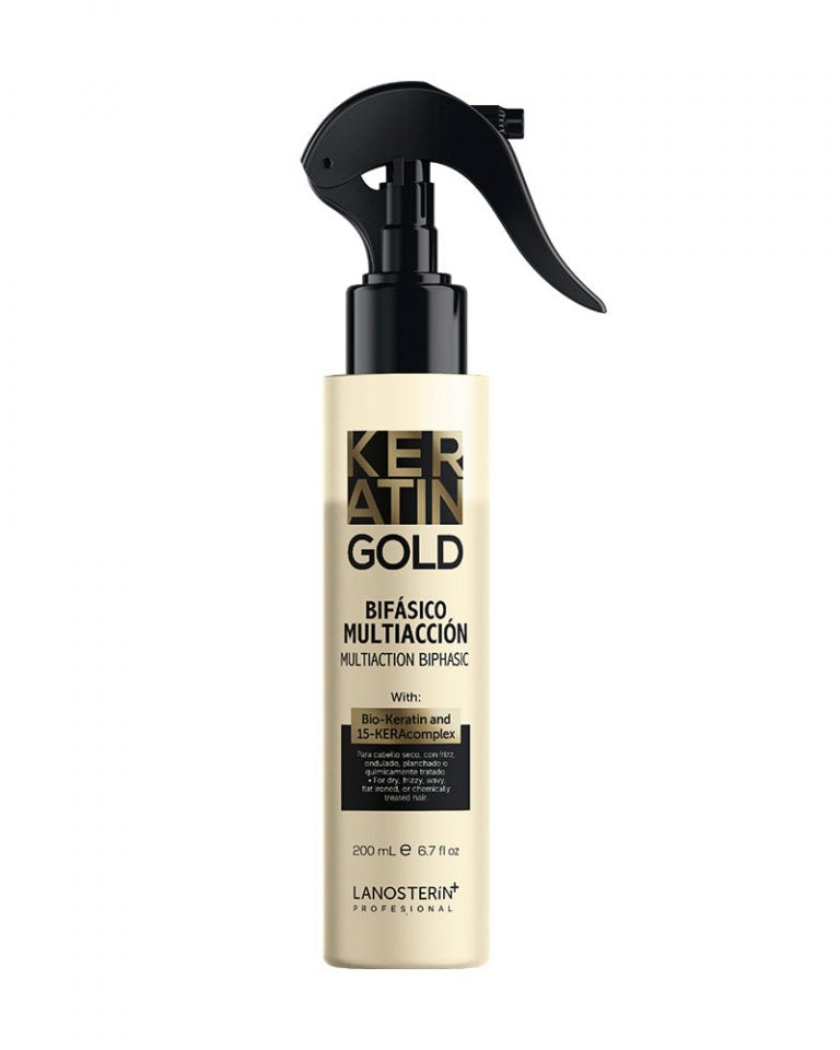 LANOSTERIN PROFESIONAL KERATIN GOLD BIFASICO MULITACCION 6.7OZ 23130200