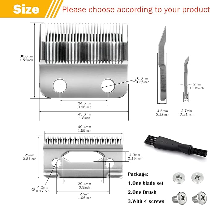 Beauty Style Cuchilla Remplazo Wahl 2 rotos 2323442