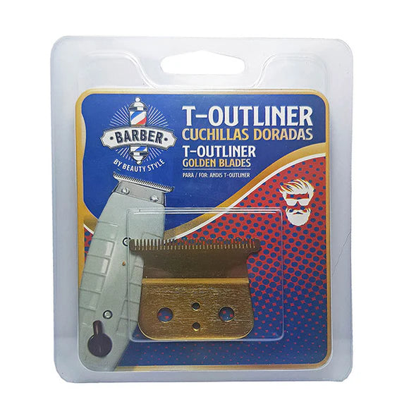 Beauty Style Cuchillas Remplazo Dorado para–Trimmer Andis T-outliner 2323448