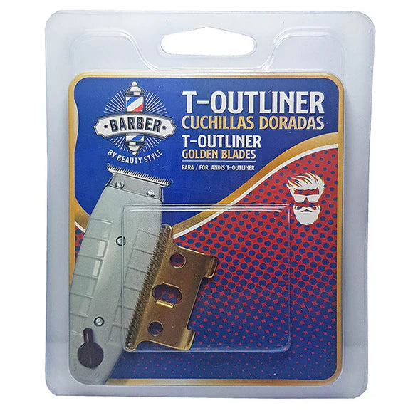 Beauty Style Cuchillas Remplazo Dorado para–Trimmer Andis T-outliner 2323449