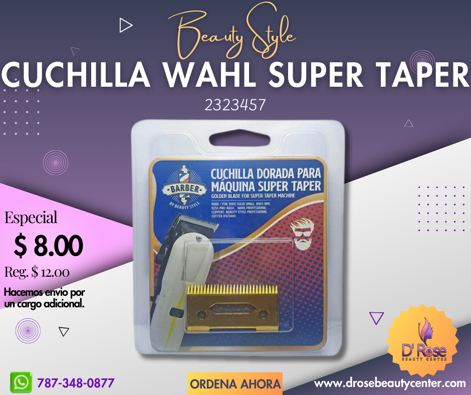 Beauty Style Wahl Super Taper Cuchilla de Remplazo Dorada 2323457