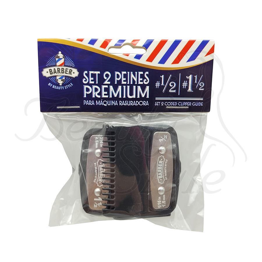 Beauty Style Set de Peine Universal Premium para Maquina de recortar #1 1/2 y #1/2 2323485
