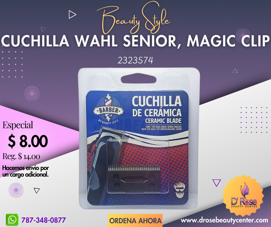 Beauty Style Cuchilla Ceramica De Repuesto Para Maquina Wahl Senior, Magic Clip, Balding y Legend 2323574