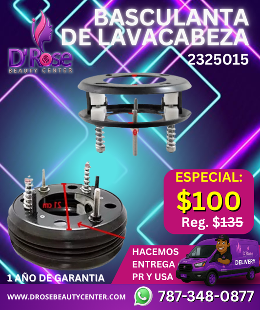 💈 BASCULANTE DE LAVACABEZA EN PORCELANA 2325015