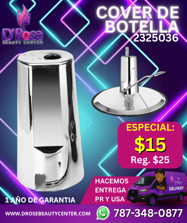 🔧 Beauty Style – Cover de Botella Hidráulica para Silla de Barbería o Estilo | Modelo 2325036