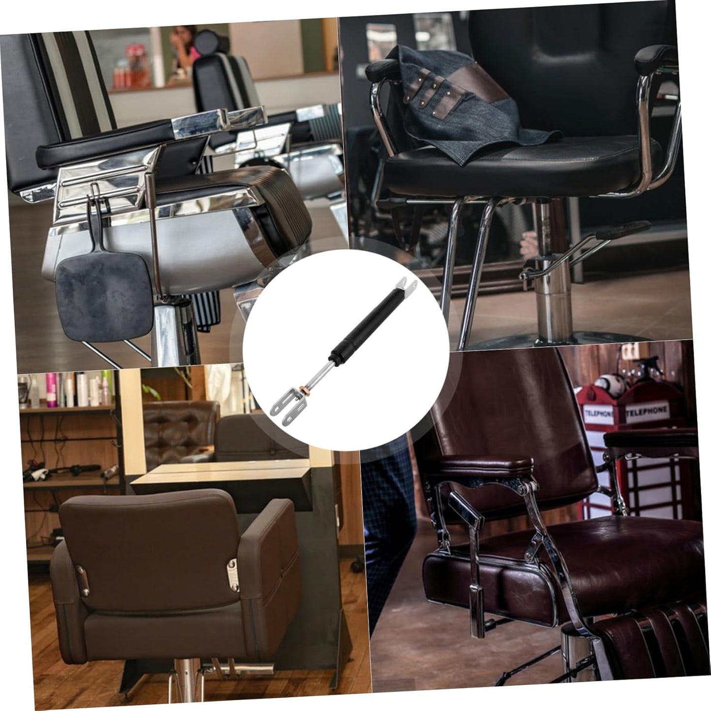 🛠️ Beauty Style – Bomba Hidráulica de Espaldar 6" para Silla de Estilo o Barbería (Modelo 2325055)