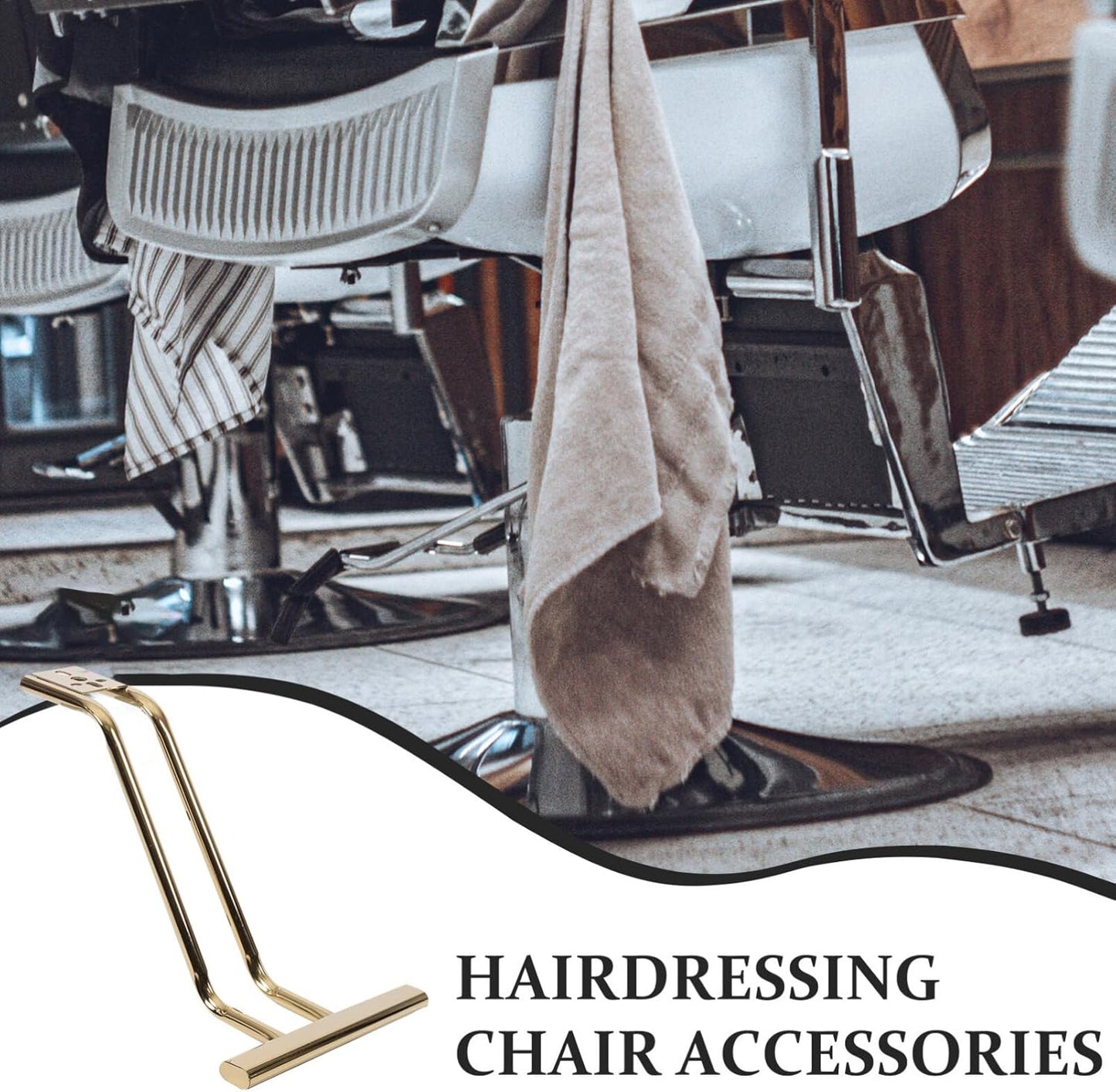 Apoya Pies de Pared Profesional - Acero Inoxidable Plateado - Modelo 2325023