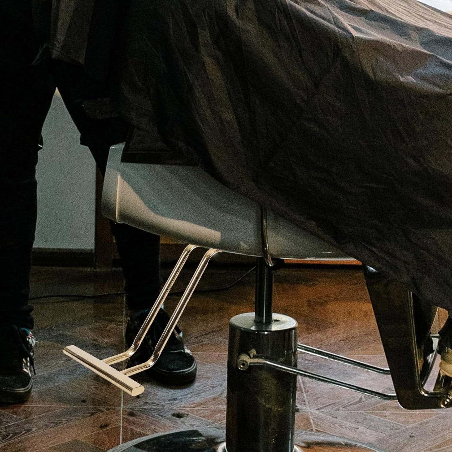 Apoya Pies de Pared Profesional - Acero Inoxidable Plateado - Modelo 2325023