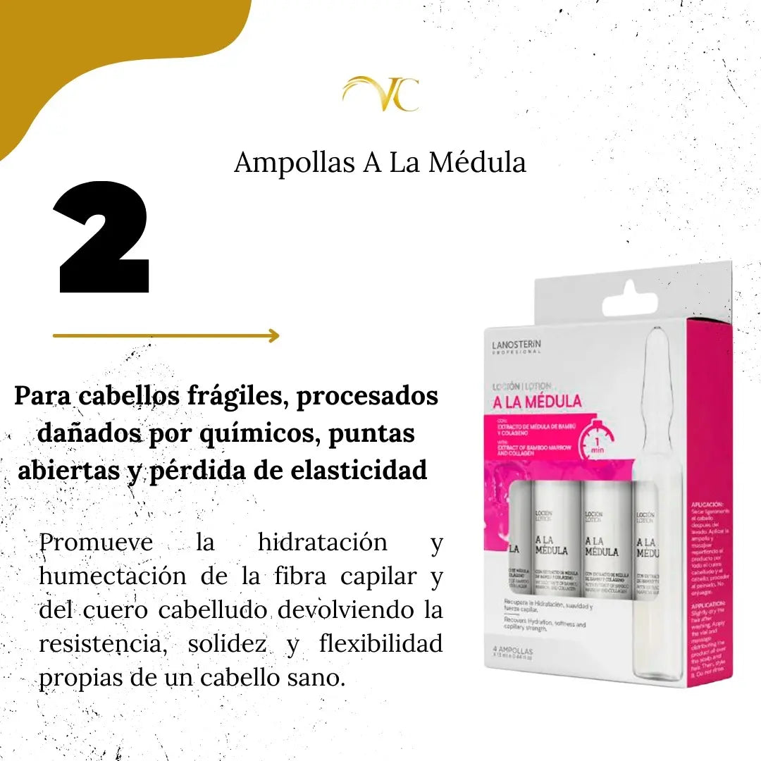 Lanosterín Profesional Loción A La Médula Ampolla 0.44 oz 2350012