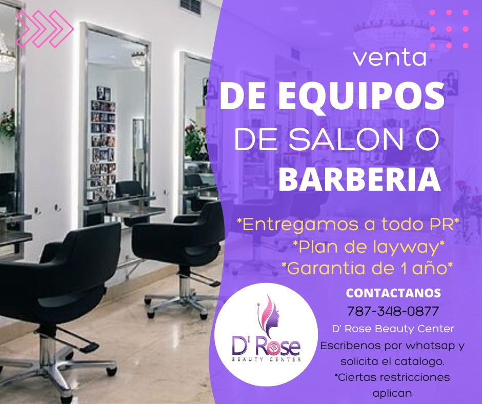 Beauty Style Exhibidor o rack de Mercancía Para Salon o Barberia Color Blanco 2527595