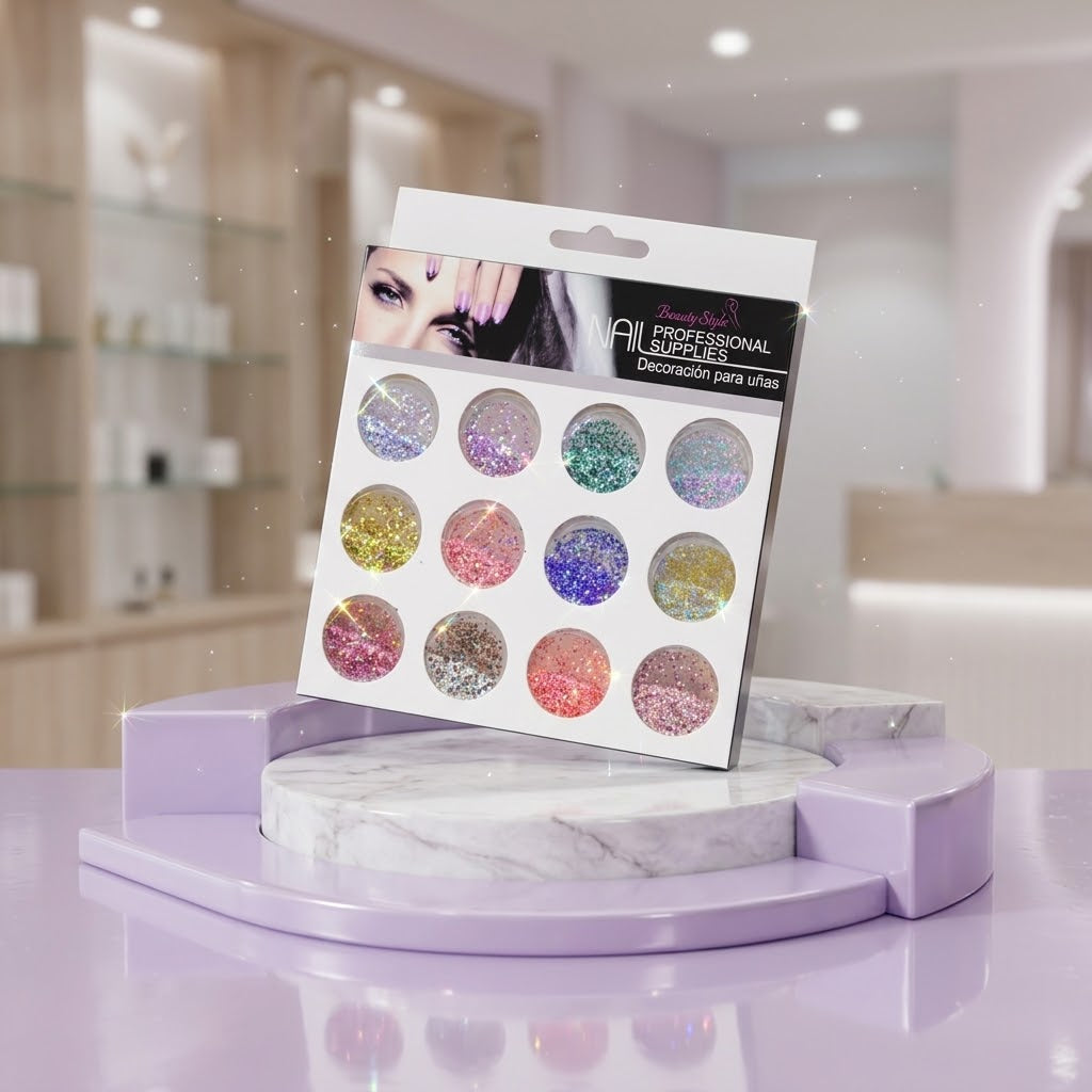 Beauty Style Decoración para Uñas – 12 Diseños Surtidos 2464925