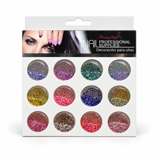 Beauty Style Decoración para Uñas – 12 Diseños Surtidos 2464925