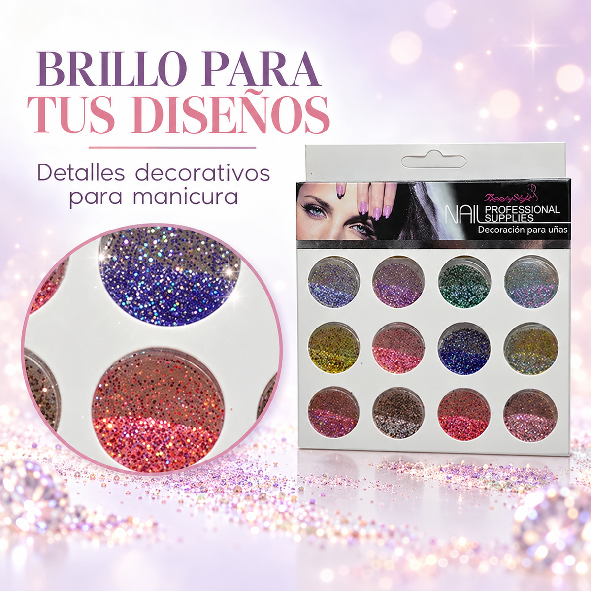 Beauty Style Decoración para Uñas – 12 Diseños Surtidos 2464925