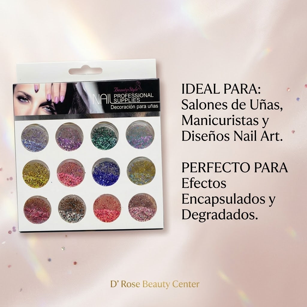 Beauty Style Decoración para Uñas – 12 Diseños Surtidos 2464925