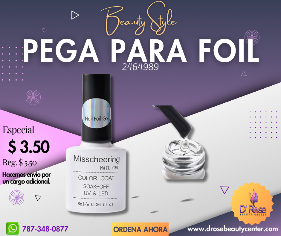 Beauty Style Pega Led UV Para Papel Foil de Uñas 2464989