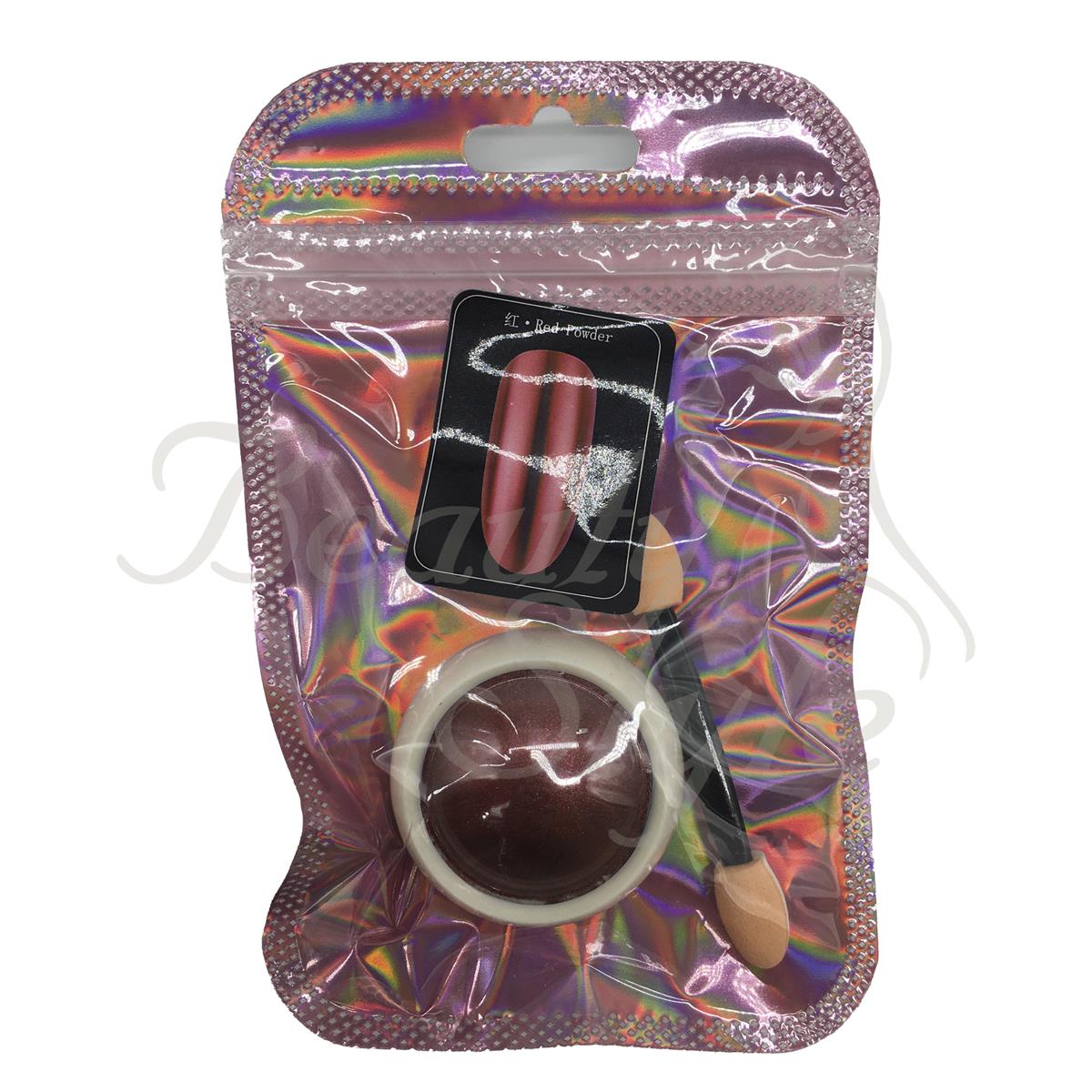 Beauty Style Polvo Decoración de Uñas Color Rojo 2465072