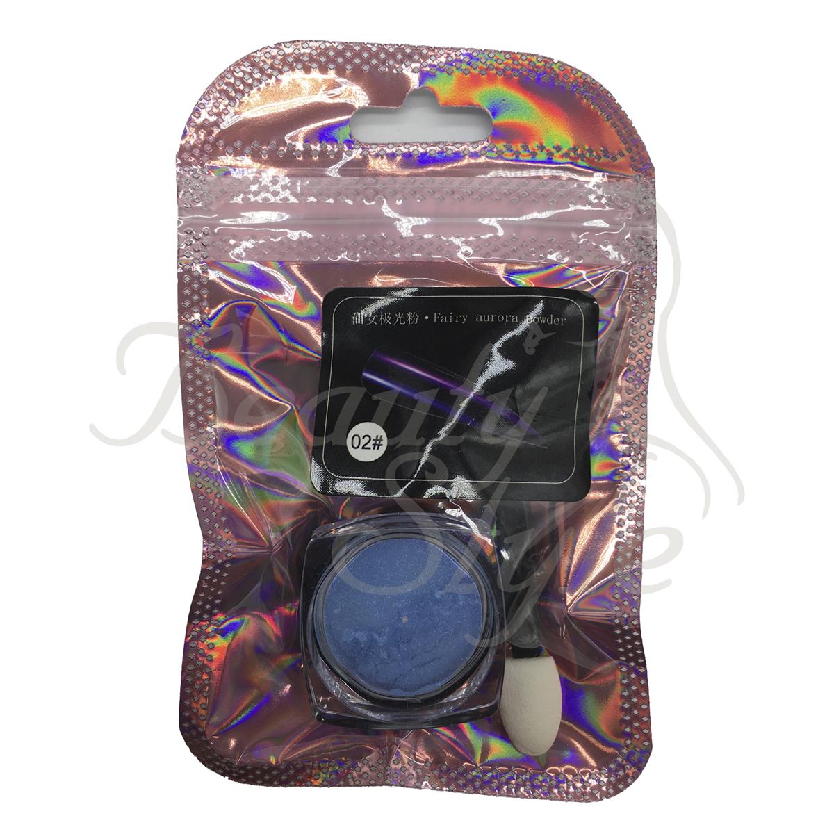 Beauty Style Polvo Decoración de Uñas #2 Azul 2465079