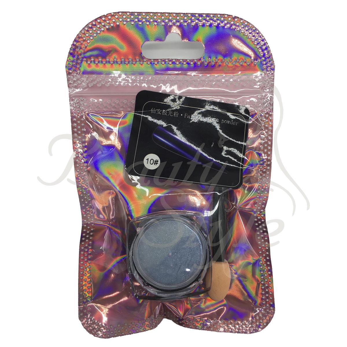 Beauty Style Polvo Decoración de Uñas #10 Azul 2465082