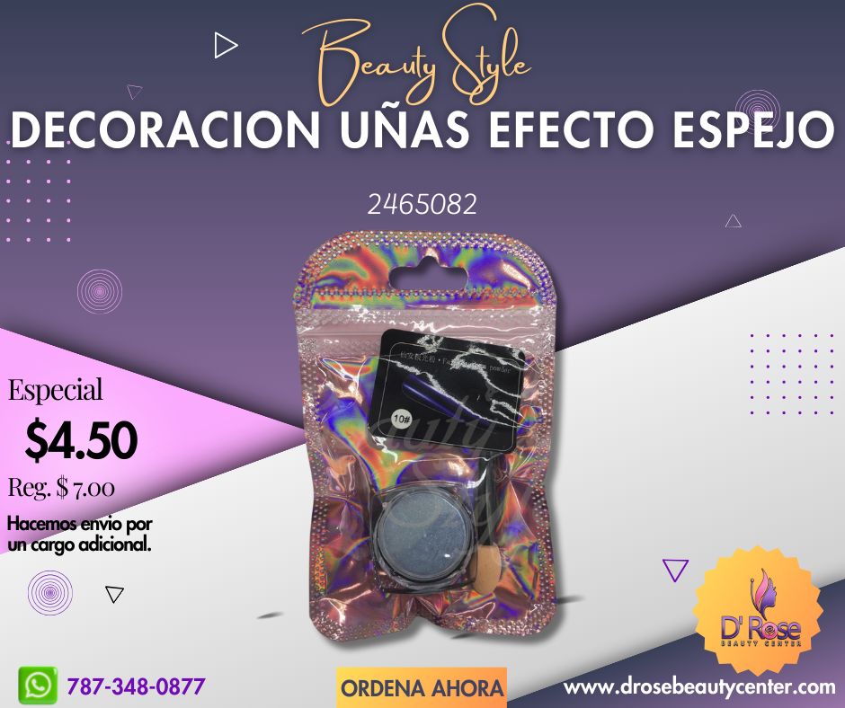 Beauty Style Polvo Decoración de Uñas #10 Azul 2465082