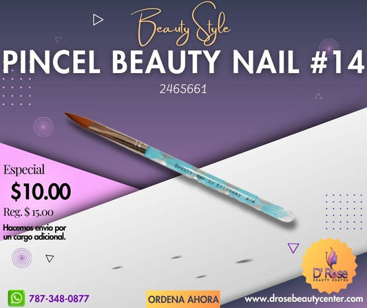 Beauty Style Pincel Beauty Nail #14 By Kolinsky 2465661