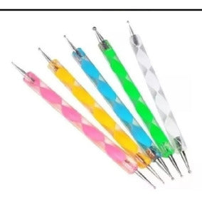 Beauty Style Kit de Punteros de 5pc Para Uñas 2465670