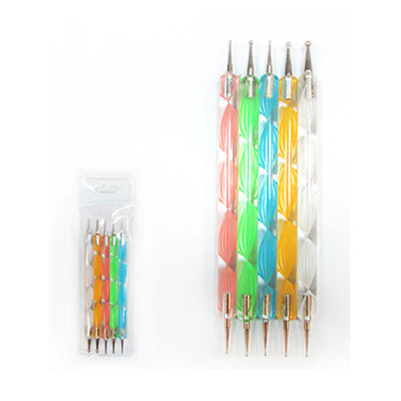 Beauty Style Kit de Punteros de 5pc Para Uñas 2465670