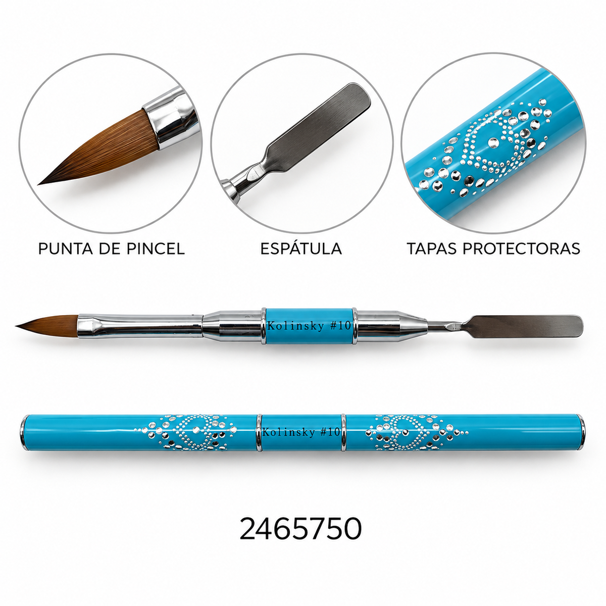 Beauty Style Pincel 2 en 1 #10 Kolinsky – 2465750