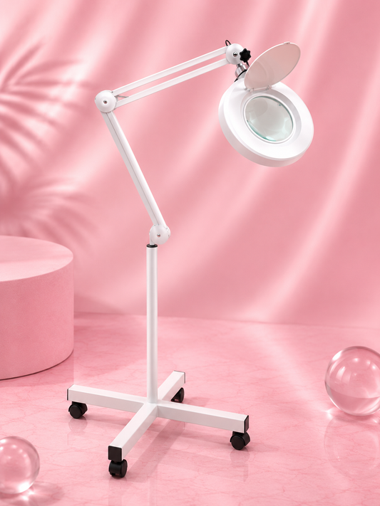Beauty Style Lupa Profesional con Luz LED y Base de Ruedas 5X 2500319