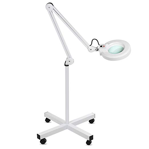 Beauty Style Lupa con Luz Led para Estetica Color Blanco 2500321