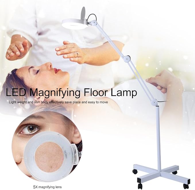 Beauty Style Lupa con Luz Led para Estetica Color Blanco 2500321