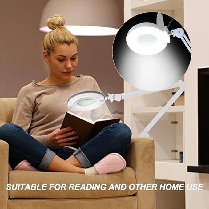 Lupa con Luz LED Profesional 5X Beauty Style 2500319 – Precisión Total para Estética y Detalles