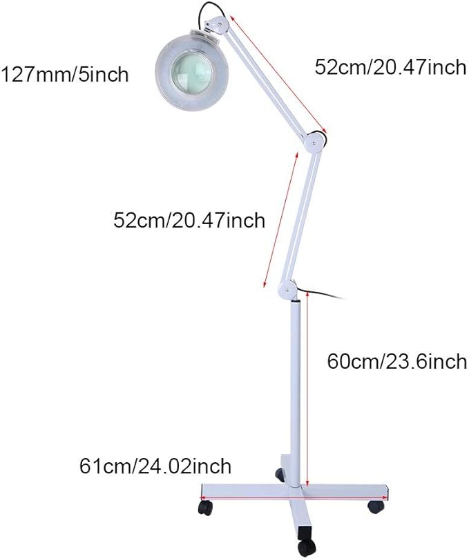 Lupa con Luz LED Profesional 5X Beauty Style 2500319 – Precisión Total para Estética y Detalles