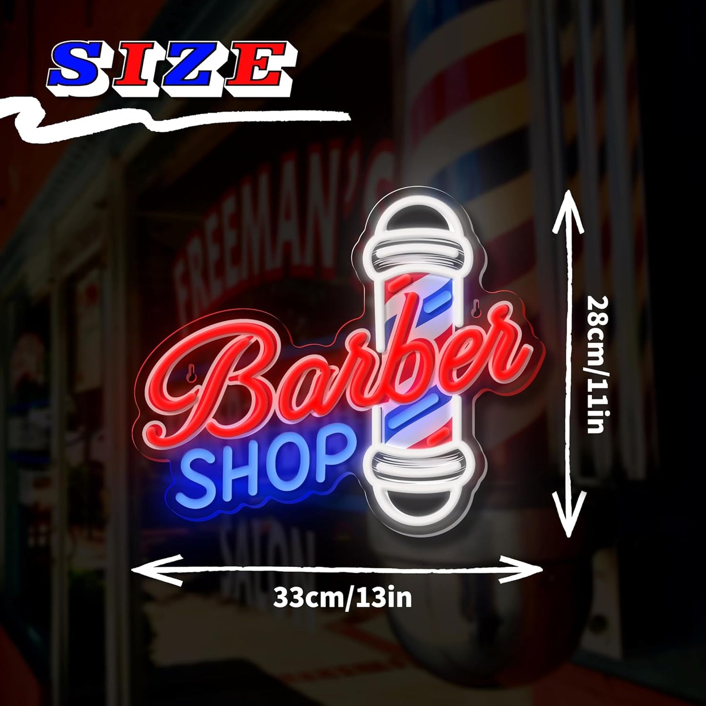 💡 Letrero LED Barber Shop | Modelo 2500793