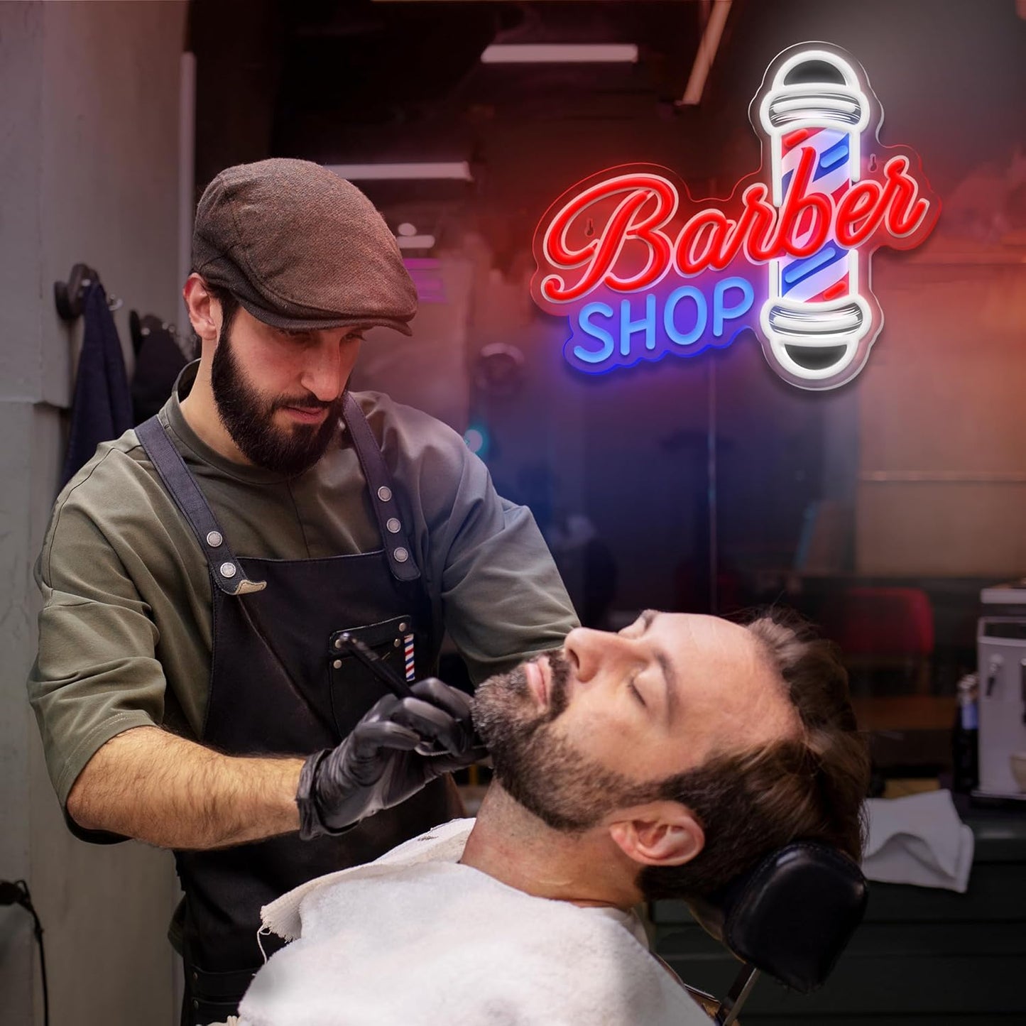 💡 Letrero LED Barber Shop | Modelo 2500793