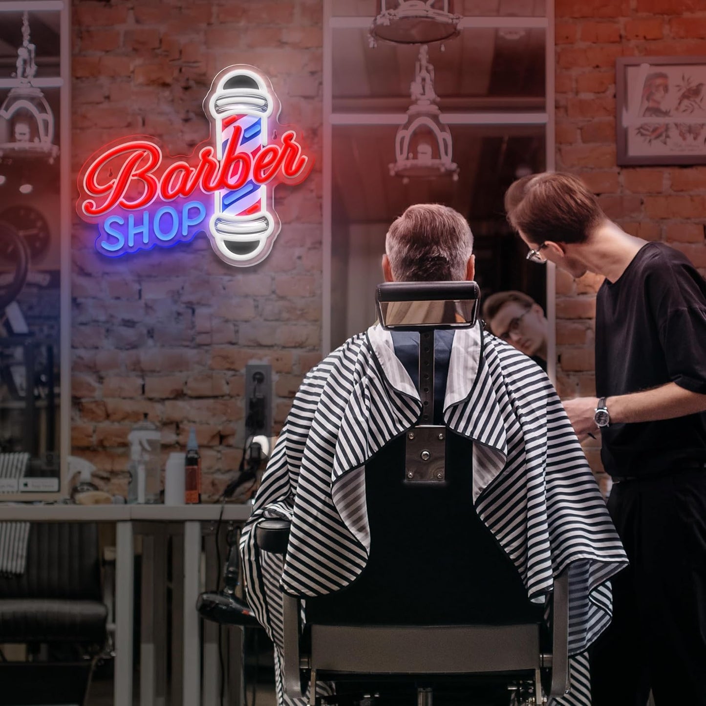 💡 Letrero LED Barber Shop | Modelo 2500793