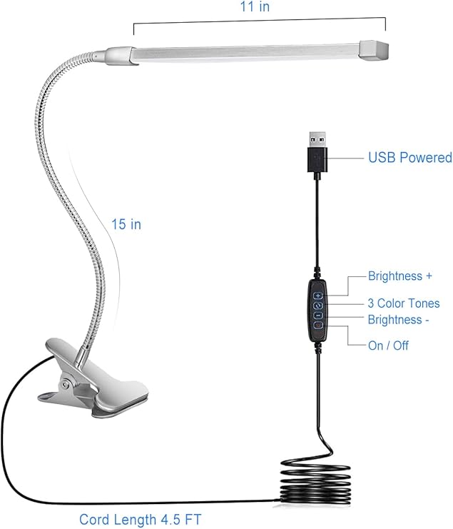 Lámpara LED Clip para Mesa de Uñas Beauty Style – Modelo 2500815