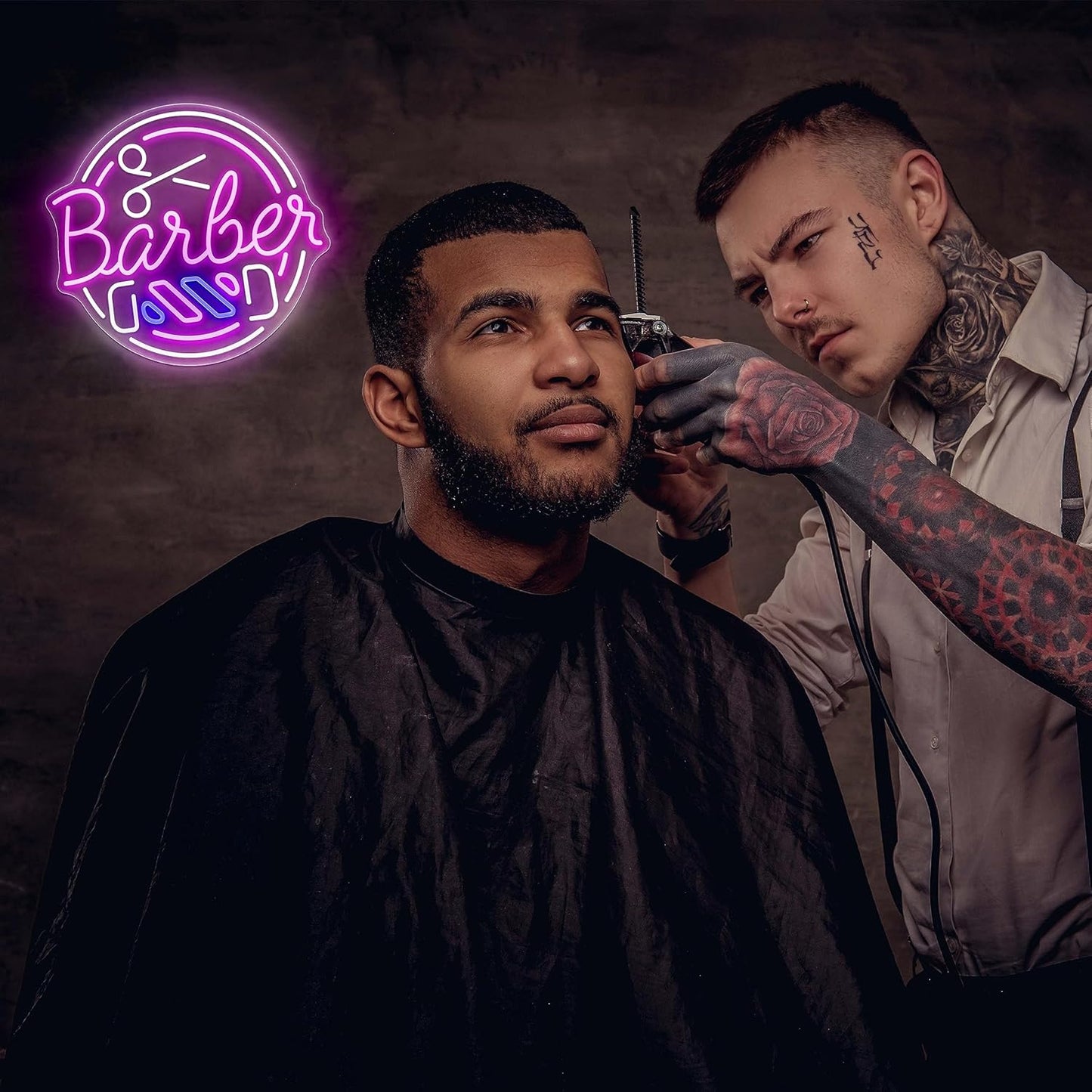 ✨ Letrero LED Barber – Beauty Style (2500849)