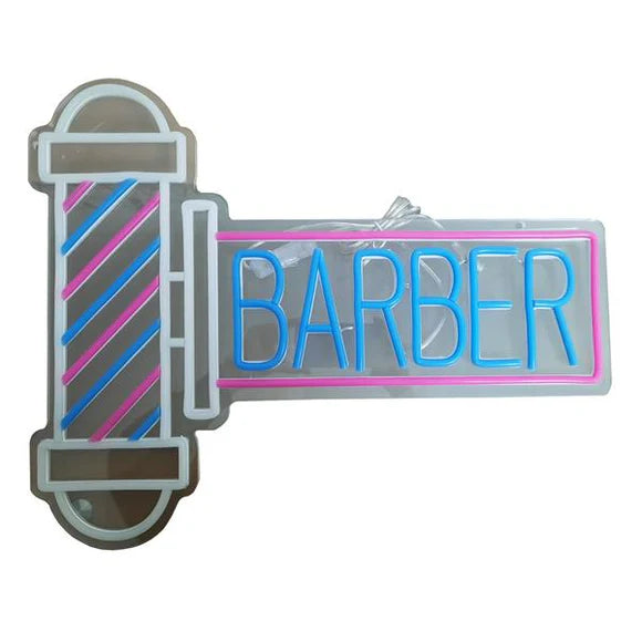 💈 Letrero LED Barbero “BARBER” – Modelo 2500850