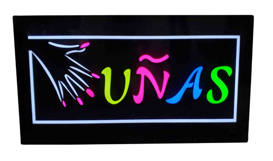 Rótulo LED Uñas 2500853